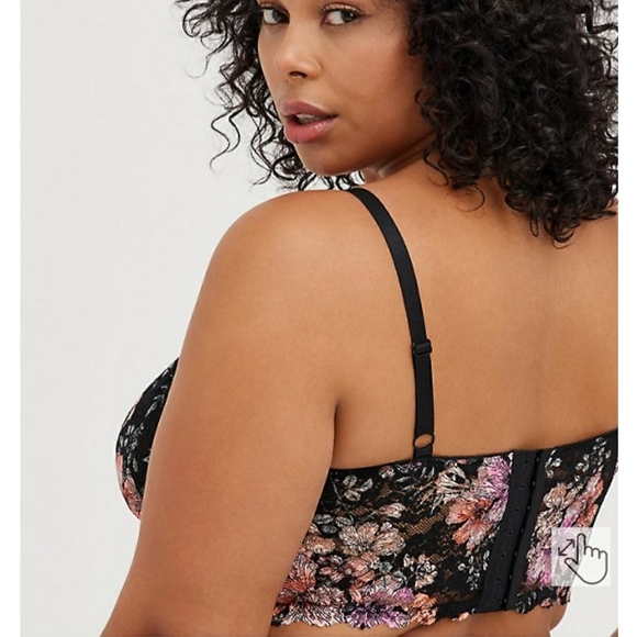 Torrid Unlined Longline Underwire Bralette, Size 3 - Picture 3 of 7